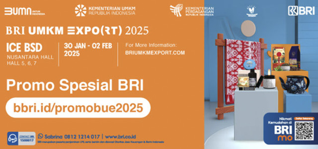 Dukung UMKM dan dapatkan diskon spesial dari BRI di BRI UMKM EXPO(RT) 2025. Foto: Dok. BRI