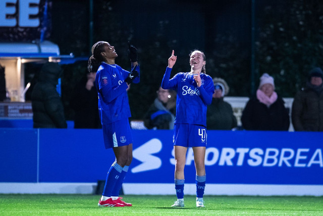 Everton menang 2-0 atas Tottenham Hotspur di putaran keempat Piala FA Wanita 2024/25, Kamis (30/1). Foto: Dok. Everton F.C.