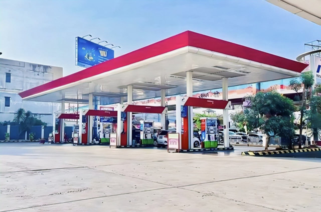 SPBU di Lampung. | Foto: Dok. Lampung Geh