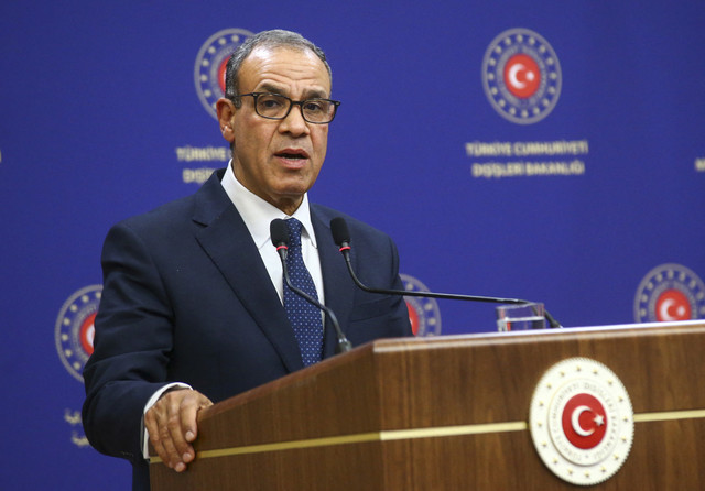 Menteri Luar Negeri Mesir Badr Abdelatty. Foto: Cagla Gurdogan/REUTERS