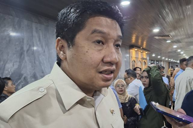 Menteri PKP Maruarar Sirait ketika ditemui di Gedung DPR RI, Jakarta Pusat pada Kamis (6/2/2025). Foto: Argya D. Maheswara/kumparan