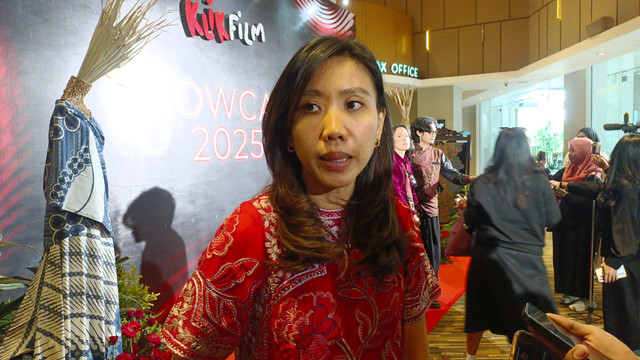 Produser Falcon Pictures, Frederica, saat ditemui di Kawasan Kuningan, Jakarta Selatan. Foto: Aprilandika Pratama/kumparan