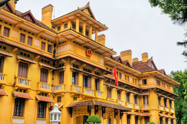 Ilustrasi gedung pemerintahan di Vietnam. Foto: Shutterstock