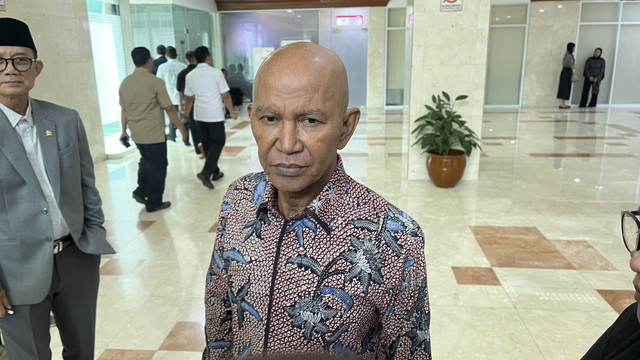 Ketua DPP PDIP Said Abdullah di Kompleks Parlemen, Senayan, Rabu (12/2/2025). Foto: Haya Syahira/kumparan