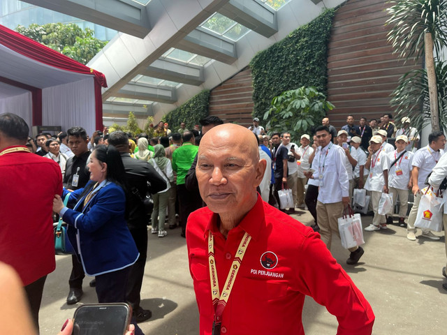 Ketua DPP PDIP, Said Abdullah di SICC, Bogor pada Sabtu (15/2). Foto: Abid Raihan/kumparan