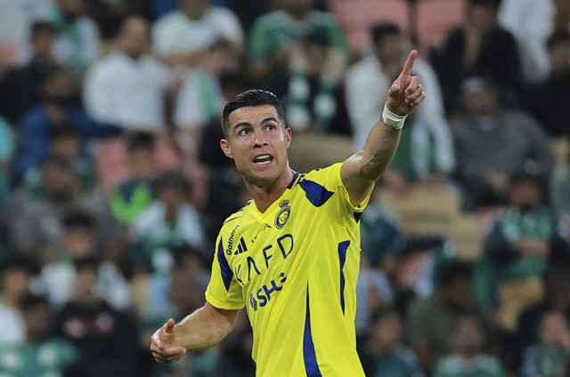 Cristiano Ronaldo saat membela Al-Nasr. Foto: Stringer/REUTERS