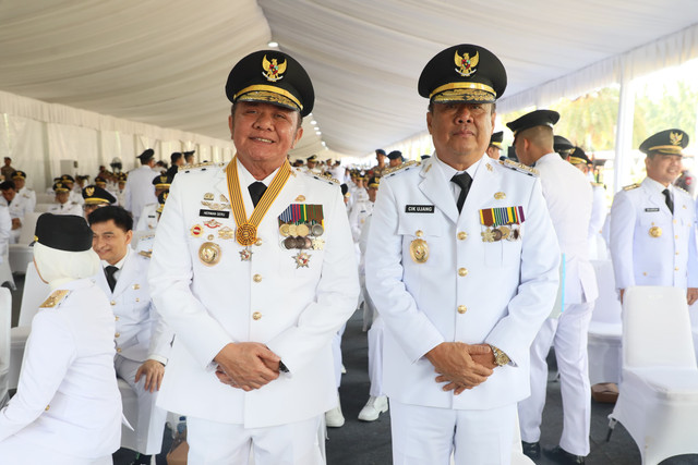 Gubernur Sumsel Herman Deru dan Wakil Gubernur Cik Ujang. Foto : Istimewa