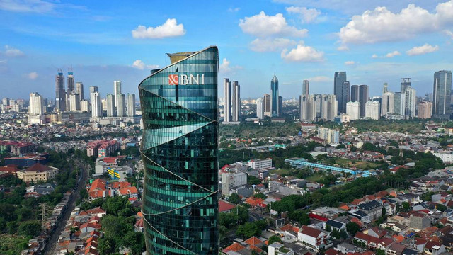 Bangunan Bank BNI di Gatot Subroto. Foto: dok. BNI