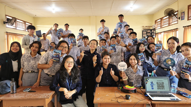 Foto Kegiatan Pengabdian Masyarakat Universitas Primakara di SMAN 6 Denpasar(Sumber: Pribadi)