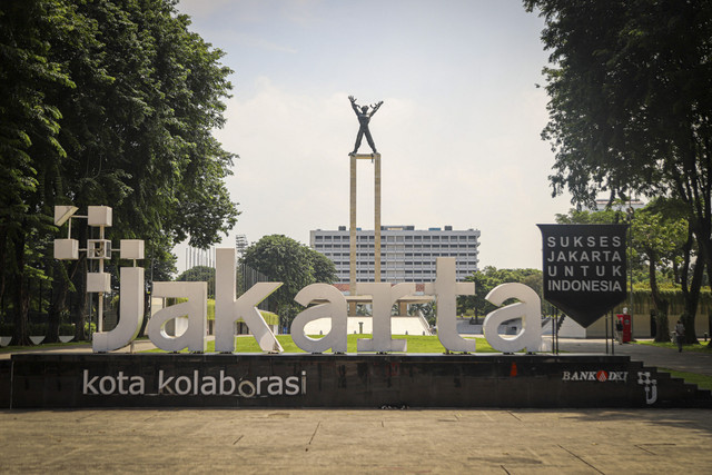 Suasana di Lapangan Banteng, Jakarta, Sabtu (1/3/2025). Foto: Iqbal Firdaus/kumparan