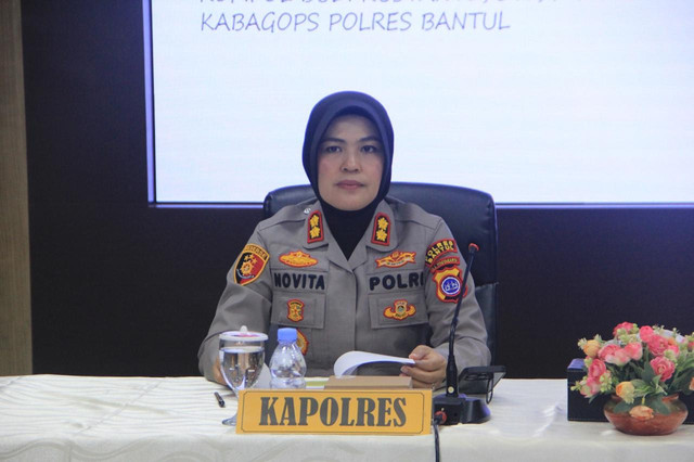 Kapolres Bantul AKBP Novita Eka Sari. Foto: Polres Bantul