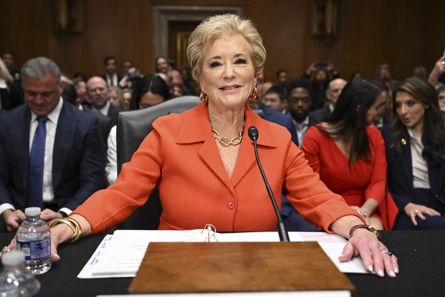 Linda McMahon. Foto: Saul Loeb/AFP