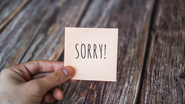 Ilustrasi minta maaf. Foto: Eddie5/Shutterstock