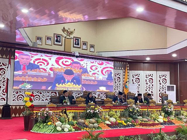 Rapat Paripurna DPRD Kota Bandar Lampung, dalam rangka pidato sambutan Wali Kota dan Wakil Wali Kota Bandar Lampung | Foto : Eka Febriani / Lampung Geh
