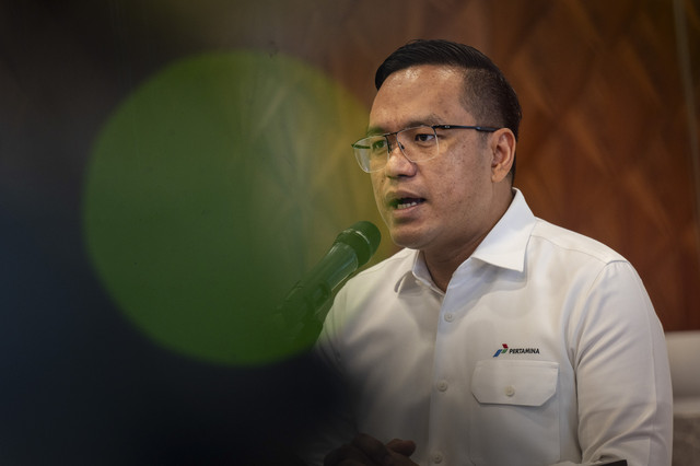 Direktur Utama PT Pertamina Simon Aloysius Mantiri. Foto: Bayu Pratama S/ANTARA FOTO