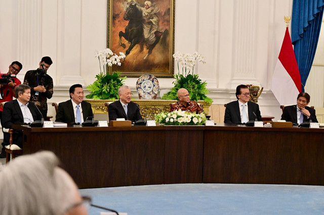 Suasana pertemuan Presiden Prabowo Subianto dengan konglomerat RI di Istana Merdeka, Jakarta Pusat, Jumat (7/3). Foto: Dok. Rusman - Biro Pers Sekretariat Presiden