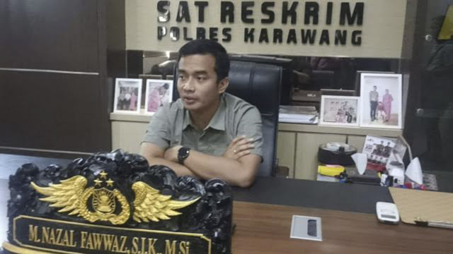 Kasat Reskrim Polres Karawang, AKP M Nazal Fawwaz. Foto: kumparan