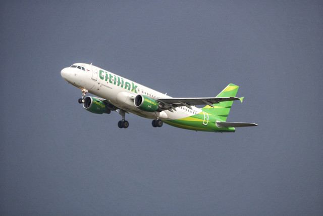 Ilustrasi Pesawat Citilink. Foto: Abby_Akfa/Shutterstock