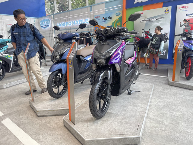 Ilustrasi motor Yamaha di diler Flagship Shop di Bandung, Jawa Barat. Foto: Sena Pratama/kumparan