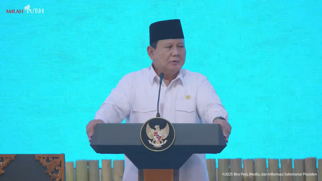 Suasana acara silaturahmi Presiden Prabowo Subianto dengan Rektor serta Pimpinan PTN dan PTS di Istana Negara, Jakarta, Kamis (13/3/2025). Foto: YouTube/ Sekretariat Presiden
