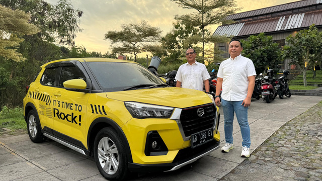 Daihatsu Rocky yang ditampilkan dalam Media Gathering di Trilogi Coffee Yogyakarta, Kamis (13/3). Foto: Arif UT/Pandangan Jogja