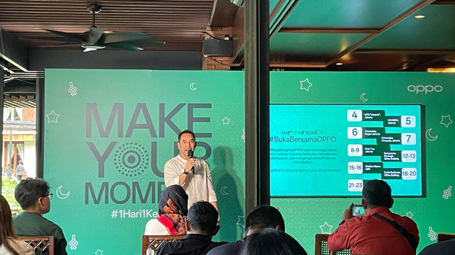 Agra Simanjuntak, Head of PR Oppo Indonesia. Foto: Habib Allbi Ferdian/kumparan