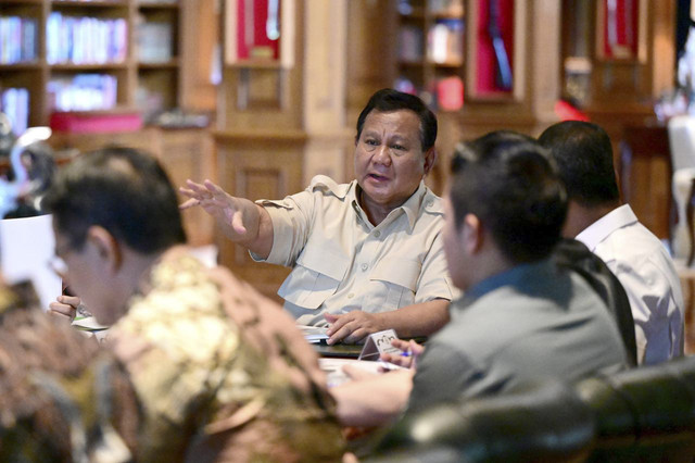 Presiden Prabowo pimpin Ratas Percepatan Hilirisasi. Foto: Dok. Muchlis Jr - Biro Pers Sekretariat Presiden