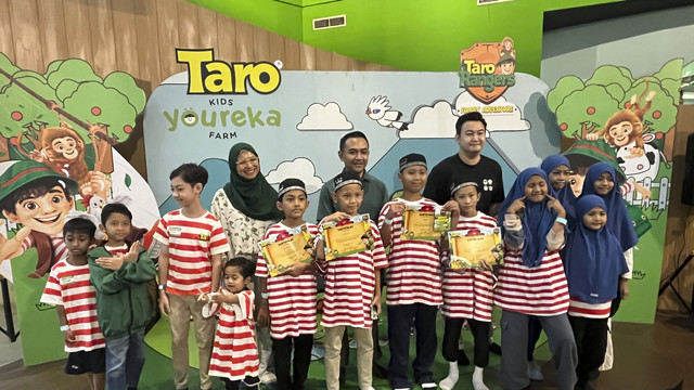 Taro Hunt Ramadan di Youreka Kids Farm Kuningan. Foto: Nabila Fatiara/kumparan