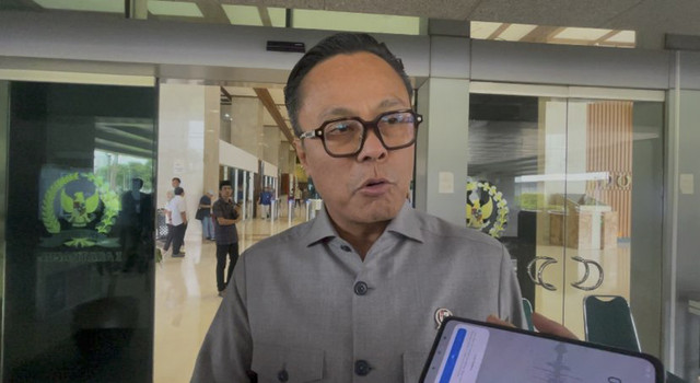 Wakil Menteri BUMN Dony Oskaria, di Kompleks Parlemen, Senayan, Jakarta, Rabu (19/3/2025).  Foto: Muhammad Fhandra Hardiyon/kumparan