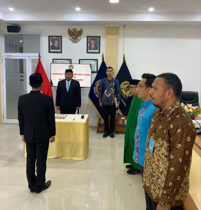 Kakanim Atambua melantik Pejabat Pengawas Baru / Sumber: Ridwan A. Tanjung