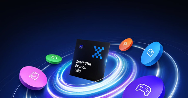 Exynos 1580 adalah prosesor terbaru dari Samsung. Foto: Samsung