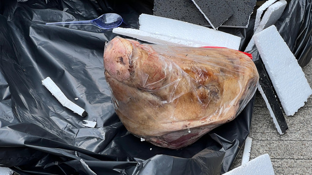 Kantor Tempo mendapat kiriman kepala babi pada 19 Maret 2025. Dok: Praga Utama/Tempo