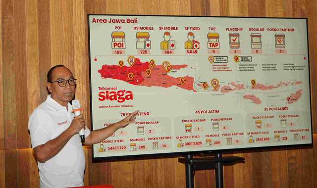 Telkomsel menghadirkan berbagai untuk menunjang kebutuhan konektivitas pelanggan di wilayah Jawa Tengah, DIY, Jawa Timur, Bali, hingga Nusa Tenggara. Foto: Dok. Telkomsel
