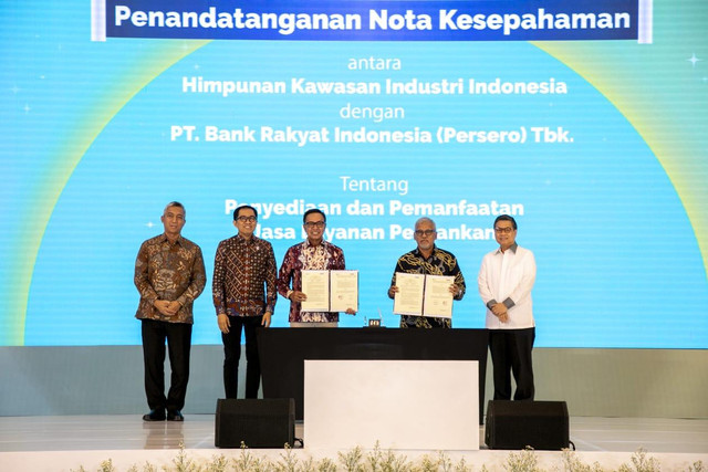 BRI menjalin sinergi dengan Himpunan Kawasan Industri (HKI) untuk mendorong daya saing kawasan industri. Foto: dok. BRI