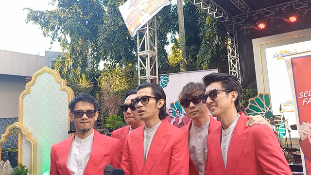 The Changcuters menghadiri acara Bubaran (Buka Bareng Ramadhan) Mie Sedap di Slipi, Jakarta Barat, Minggu (23/3/2025). Foto: Vincentius Mario/kumparan