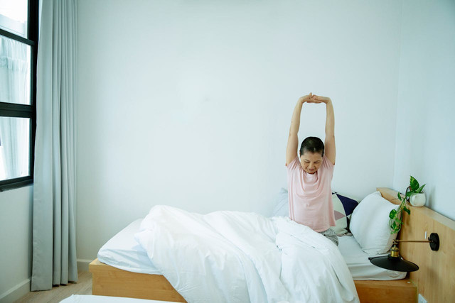 Ilustrasi bangun tidur badan sakit semua. Foto: Pexels