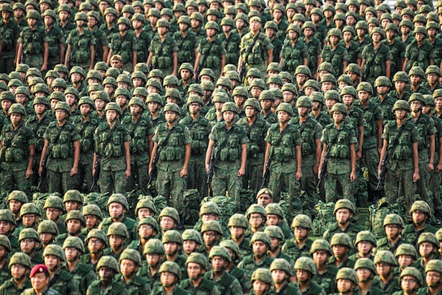 Ilustrasi Tingkatan Pangkat TNI. Foto: dok. Unsplash/Bao Menglong
