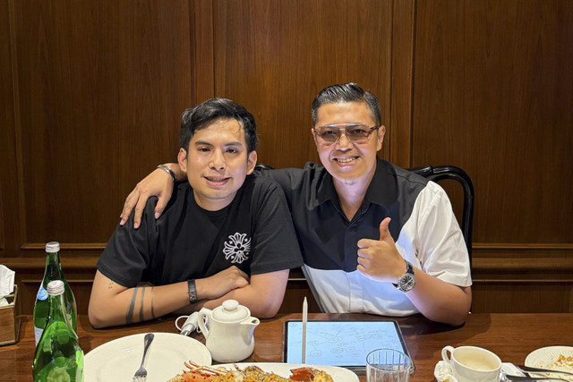 Okin dan Handy Setiono berdamai.  Foto: Dok. Istimewa