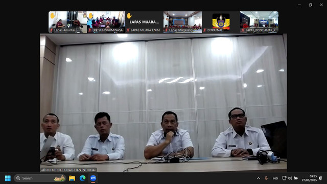 Lapas Magelang Ikuti Zoom Direktur Kepatuhan Internal (1)