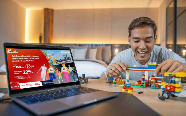 Telkomsel dan LEGOLAND Malaysia menghadirkan Paket RoaMAX, dengan diskon 22% tiket masuk. Foto: Dok. Telkomsel