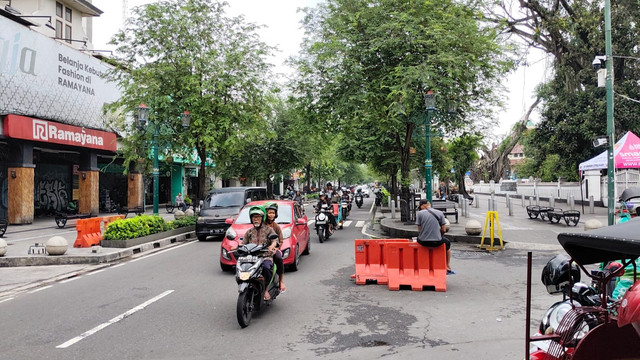 Suasana Jalan Malioboro, Kota Yogyakarta, Jumat (28/3). Foto: Arfiansyah Panji/kumparan