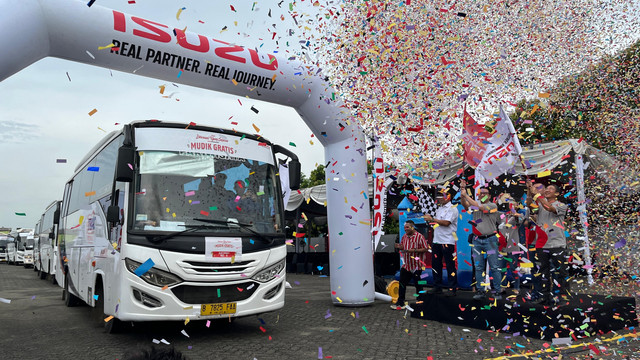 Isuzu Mudik Gratis 2025. Foto: Aditya Pratama Niagara/kumparan