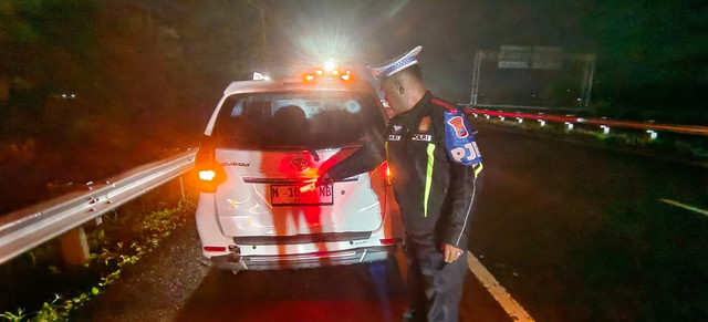 Tiga Mobil Alami Kecelakaan Beruntun di Tol Gempol Pasuruan Foto: Dok. Istimewa