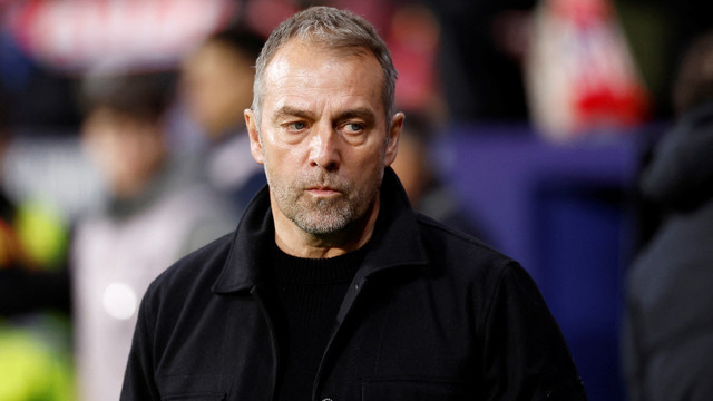 Pelatih FC Barcelona, Hansi Flick.