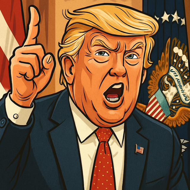 Presiden Trump (Ilustrasi)/AI generated
