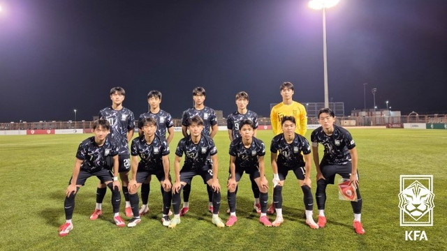 Timnas U-17 Korea Selatan jelang Piala Asia 2025. Foto: KFA