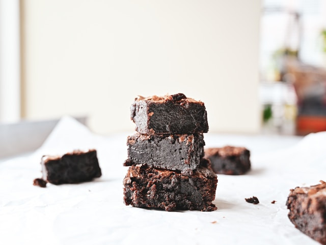 Kue Brownies Panggang Tahan Berapa Lama. Foto hanya ilustrasi. Sumber foto: Unsplash/Molly