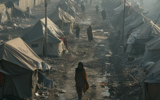 Camp pengungsian (Ilustrasi) /Image by freepik