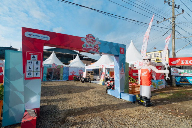 Bale Santai Honda di Jati Lawang, Banyumas, jawa Tengah (Dok: AHM)
