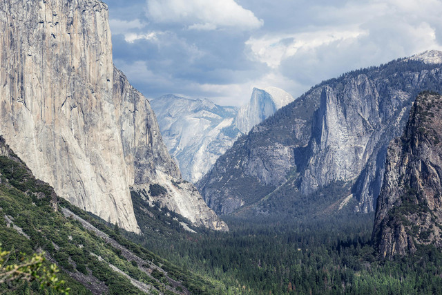 Taman Nasional Yosemite. Foto oleh Vladimir Kudinov dari Pexels: https://www.pexels.com/photo/white-stone-mountains-36363/